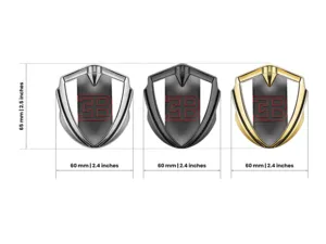 Bugatti Emblem Silikon Abzeichen Sportliches Design Hochwertig